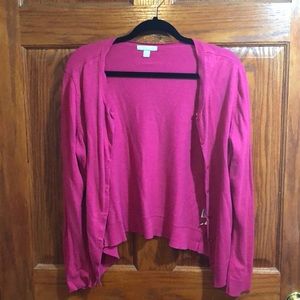 New York and Company Pink Cardigan